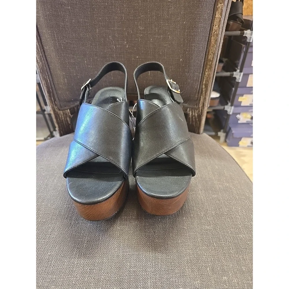 Women's Naomi Wood Wedge Heels with Memory Foam Insole Universal Thread Size 8.5